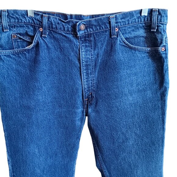 Vintage Mens Levis 517 Jeans 40x30 Raw Denim Bootcut Jeans Orange Tab USA 40x30 - Picture 4 of 10